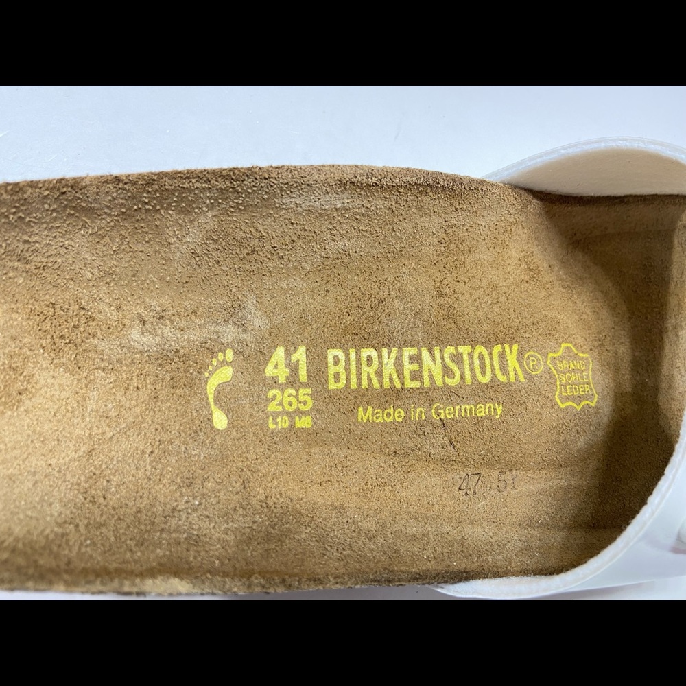 NEW Birkenstock Madrid Women’s Patent Birko-Flor Adjustable Buckle Sandals Slide - Picture 5 of 10